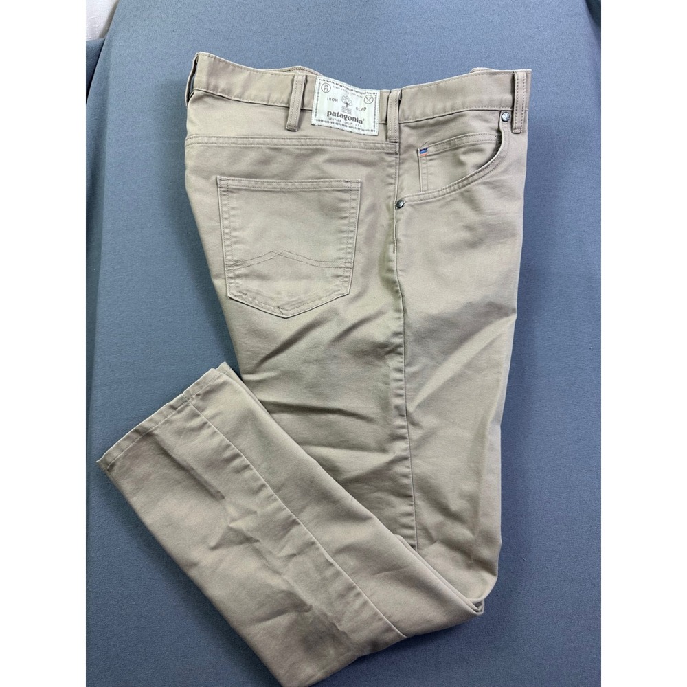 Patagonia Ironclad Performance Straight Leg Pants Men's 36x30 Tan Khaki Workwear
